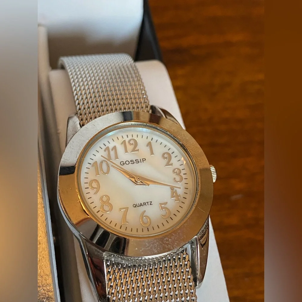 Gossip Interchangeable Watch Set 12 Bands 3 Watch Heads Gift Box Vintage
